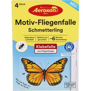 Fliegenfalle Aeroxon Motiv, Schmetterling zum Ankleben