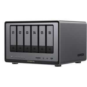 Produktbild für NAS UGREEN NASync DXP6800 Pro, 25899, 2x 10GbE LAN, 6 Bay