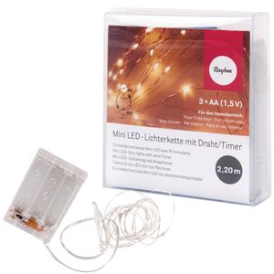 Lichterkette Rayher 69169159, Mini, Batteriebetrieb, für Innen