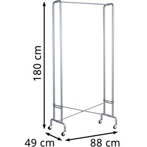 Produktbild für Garderobenständer Unilux Foldy, silber