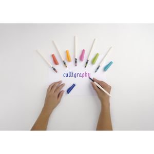 Produktbild für Kalligraphie-Stift Pilot Parallel Pen 4.5, weiß/türkis