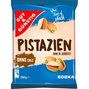 GutundGünstig Pistazien geröstet und ohne Salz, 250g
