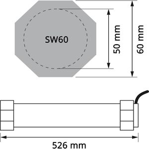Produktbild für Rohrmotor Eltako FRM60M20, Funk
