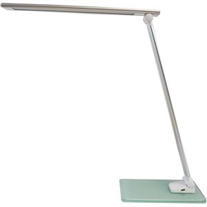 Produktbild für Schreibtischlampe Unilux Popy, silber, LED, dimmbar