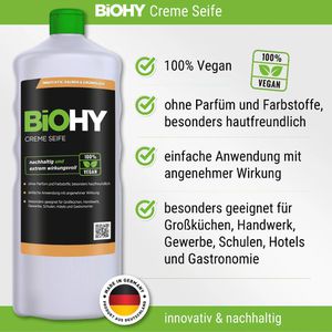Produktbild für Seife BiOHY Cremeseife, 100% vegan, nachhaltig