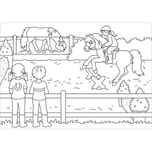 Produktbild für Malbuch Tessloff Mein schönstes Malbuch, Ponyhof