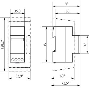 Produktbild für Betriebsstundenzähler Theben BZ 145, analog