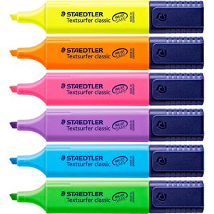 Textmarker Staedtler Textsurfer Classic, 6 Stück