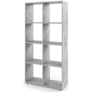 Produktbild für Bücherregal Vicco Scutum, beton grau