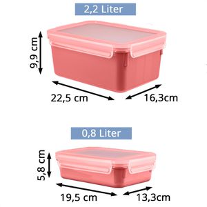 Produktbild für Frischhaltedose Emsa Clip&amp;Close N10309, aus Kunststoff