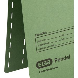Produktbild für Pendelhefter Elba 100420896, Zweifalz, A4, grün