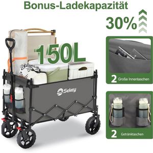 Produktbild für Bollerwagen Sekey XXL FW216, faltbar