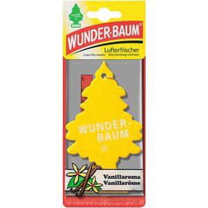 Wunderbaum Autoduft Lufterfrischer, 134205, Duftkarte, vielseitig  einsetzbar, Vanillaroma – Böttcher AG