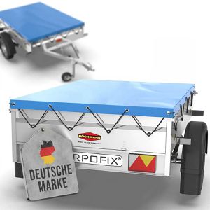 Anhänger-Plane Tarpofix FP7, wasserdichte Flachplane