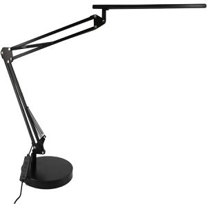 Produktbild für Schreibtischlampe Unilux Swingoled 2.0, schwarz, LED, dimmbar