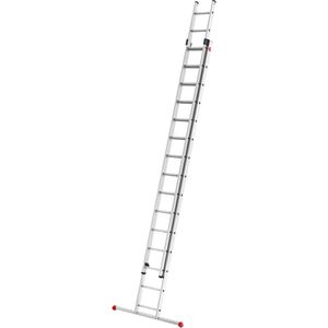 Schiebeleiter Hailo ProfiStep duo, 7215-007, Arbeitshöhe 8,39m