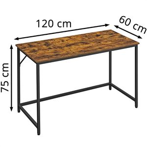 Produktbild für Schreibtisch Vasagle LWD039B01V1, braun