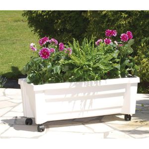 Produktbild für Pflanzkasten KHW Calypso 37391 weiß