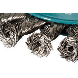 Produktbild für Drahtbürste Makita D-73352, gezopft Scheibenbürste Ø 115mm