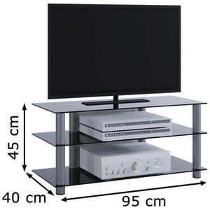 Produktbild für TV-Rack VCM Netasa, schwarz
