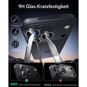Produktbild für Kamera-Schutz ESR Armorite Kameralinsen, transparent, 3 Stück