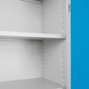 Produktbild für Werkzeugschrank ADB 40955, aus Metall, grau / lichtblau