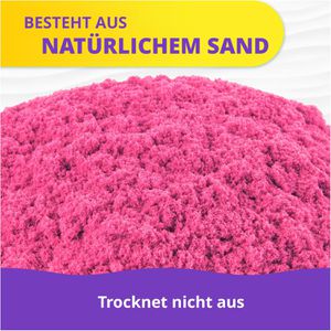 Produktbild für Kinetischer-Sand Kinetic-Sand Colour Bag, pink