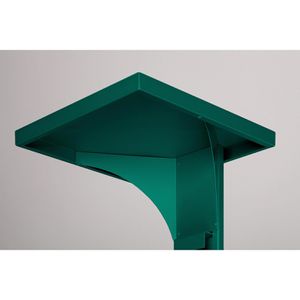 Produktbild für Aschenbecher VAR B42, 12251, moosgrün, für Outdoor, mit Dach