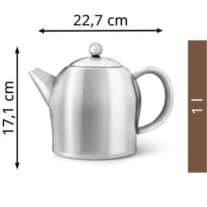 Produktbild für Tee-Kanne Bredemeijer Minuet Santhee, Edelstahl