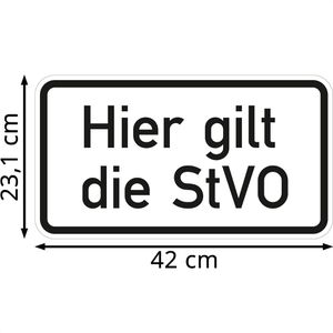 Produktbild für Verkehrsschild SafetyMarking StVO zugelassen