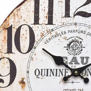 Produktbild für Wanduhr TFA 60.3045.10 Quinine Tonique, Holz, analog, Quarzuhr