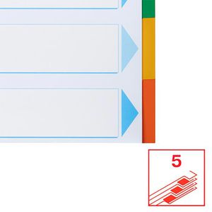 Produktbild für Register Esselte 100191, A4, blanko