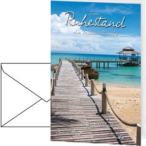 Produktbild für Abschiedskarte bsb 412100-2, für Ruhestand