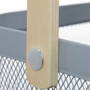 Produktbild für Einkaufskorb Relaxdays 10031609 Allzweckkorb, grau