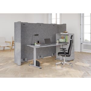 Produktbild für Aufsatzschrank Hammerbacher SCA1, lichtgrau