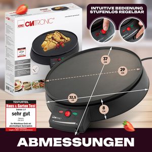 Produktbild für Crepes-Maker Clatronic CM 3372, 900 Watt