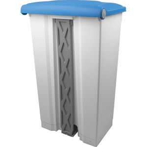 Produktbild für Mülleimer Helit H2402334, the step, weiß/blau