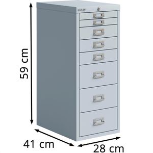 Produktbild für Schubladenschrank Bisley MultiDrawer, aus Metall