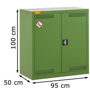 Produktbild für Umweltschrank CEMO 10/10, 11391, resedagrün