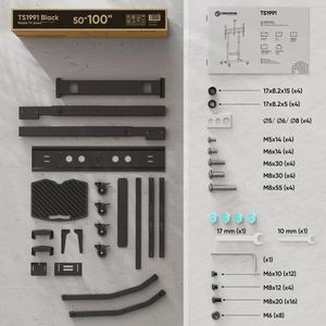 Produktbild für TV-Ständer Onkron TS1991-B, schwarz
