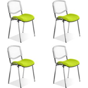 Produktbild für Besucherstuhl Nowy-Styl Iso Ergo Mesh chrom