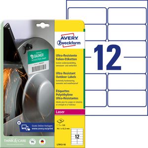Folienetiketten Zweckform L7913-10 ultra-resistent