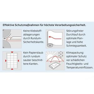 Produktbild für Universaletiketten Herma 5065 Premium, weiß