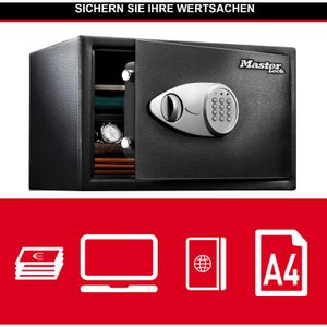 Produktbild für Tresor Master-Lock X125ML, schwarz