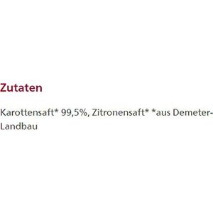 Produktbild für Saft Alnatura feldfrisch Karotte ohne Zuckerzusatz demeter BIO