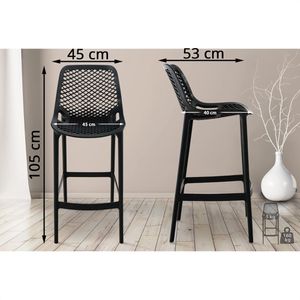 Produktbild für Barhocker CLP Air 10778901, mit Lehne