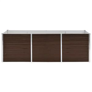 Produktbild für Hochbeet vidaXL 45713, aus verzinktem Stahl