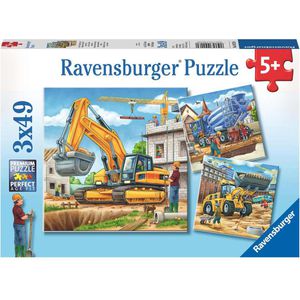 Puzzle Ravensburger 09226, Große Baufahrzeuge