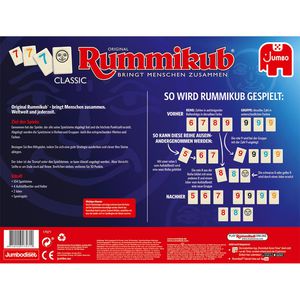 Produktbild für Kartenspiel Jumbo 17571, Original Rummikub Classic