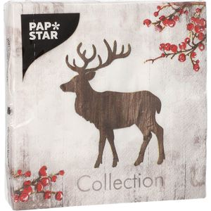 Produktbild für Servietten Papstar 37223 X-Mas Deer